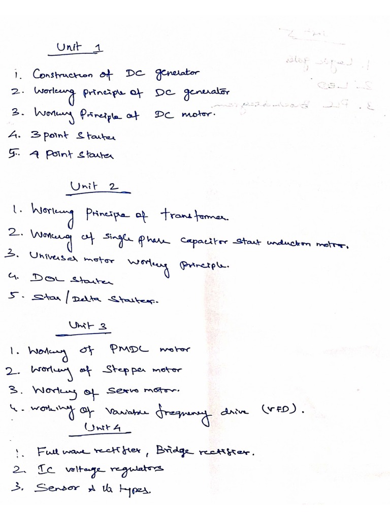 Edc Important Questions PDF