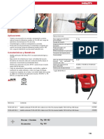 Martillo perforador TE 50-AVR compacto y eficiente