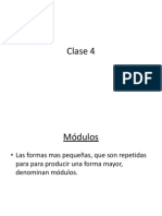 Módulos, Repetición, Gradiación y Planos Seriados - Clase 4,5,6 y 7