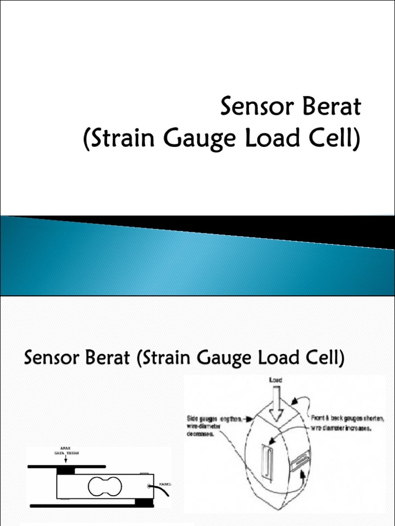 Prinsip Kerja Strain Gauge Load Cell | PDF