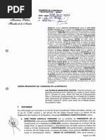 Denuncia Constitucional de la Fiscal de la Nación contra Pedro Castillo
