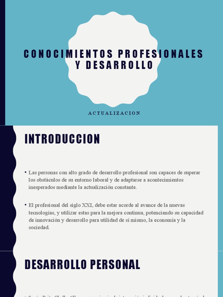 Crecimiento Personal y Profesional | PDF | Crecimiento personal y ...
