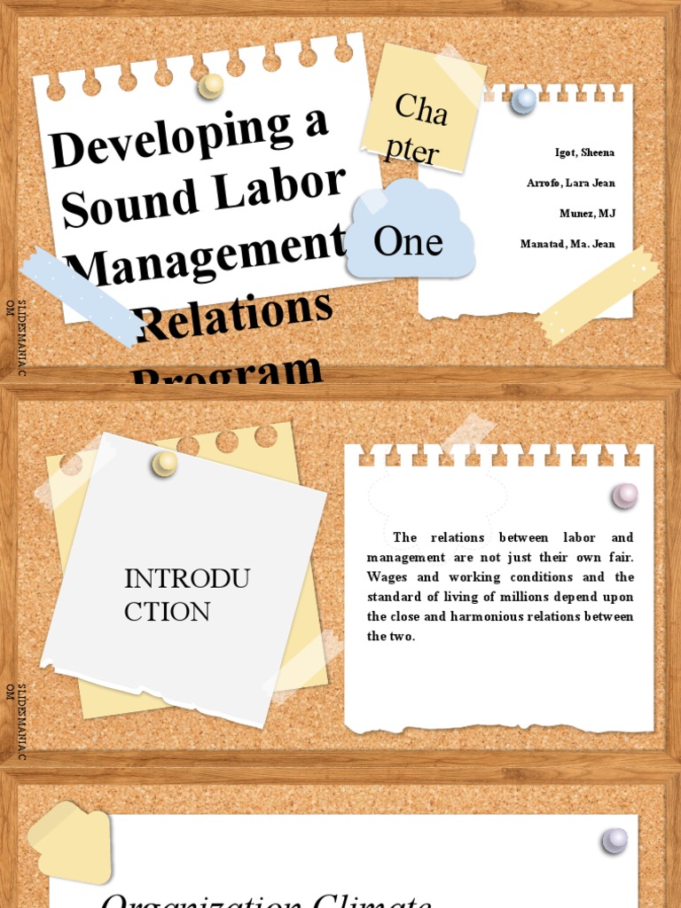 Sound Labor-Management Relations Program | PDF | Labour Economics ...