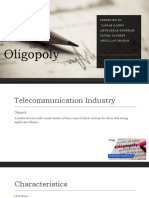 Oligopoly in the Telecommunication Industry