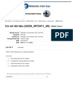 DBMS Test 3 Xem Lai Lan Lam Thu Trang 1 Tren Tong So 50