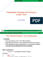 8 Prob Analysis and Liner Sorting