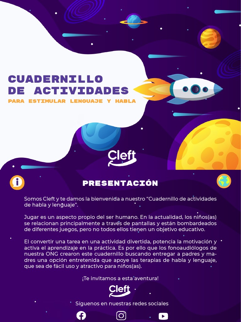 Cuadernillo de Actividades para Estimular Lenguaje y Habla | PDF