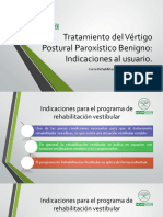 Tratamiento VPPB Indicaciones Al Usuario INCAPNOVA