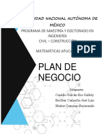 Plan de Negocio - Caso de Aplicación