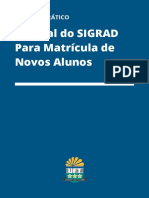 Manual para Matrícula Eletrônica