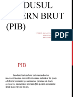 Produsul Intern Brut (PIB)