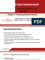 Chapter 4 Analyzing Business Markets - WEEK 2