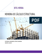 Memoria de Calculo Estructural - Navarro Lopez Sandra