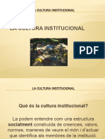 La Cultura Institucional