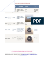 Airbus NDT Calibration Blocks