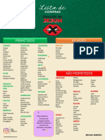 Lista de Compras Desafio Jejum