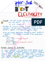 Electric Current Fundamentals