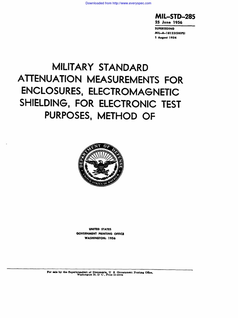 MIL-STD-285 Specifications Document | PDF