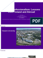 Teacher Professionalism - Case of Finland