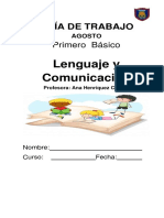Guía de Trabajo Lenguaje y Comunicación - 1° Básico