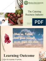 The Catering Business Industry Real