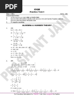 IOQM 2022 Practice Test-01 - Solution