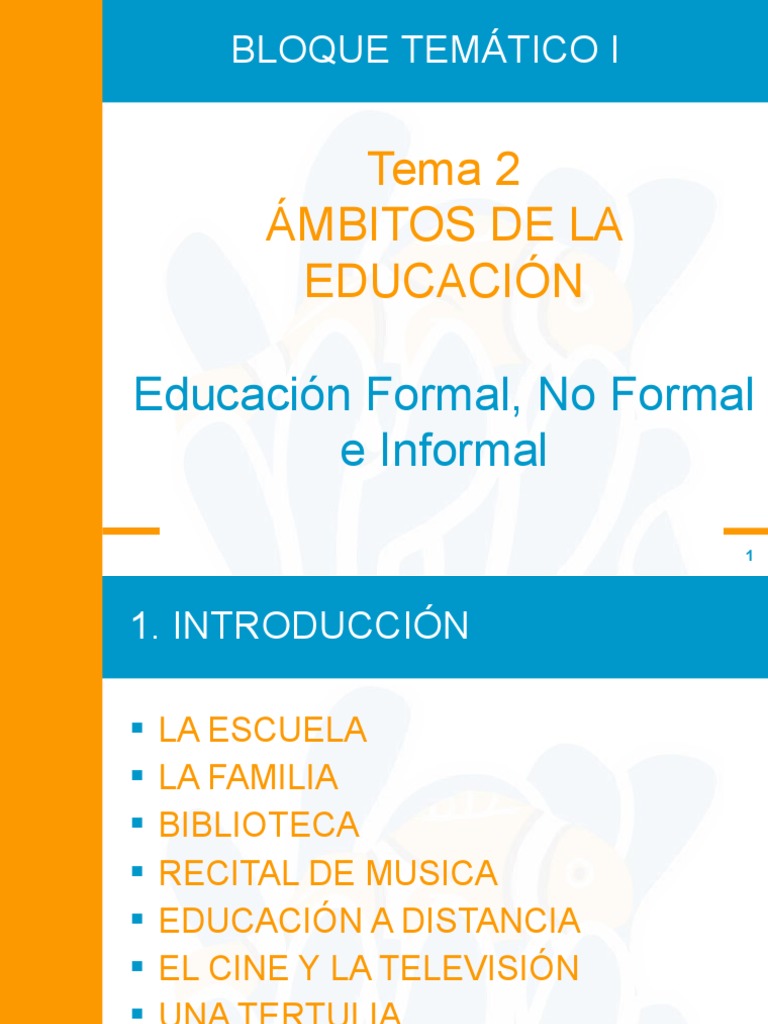 Tema 2 El Universo Educativo | PDF | Plan de estudios