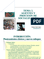 Tema 2. Agentes y Procesos de Socializacion