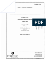 FEC: Investigative Deposition of Sam Kazran Re: Rep. Vern Buchanan Campaign Finance 11 - 9 - 2009