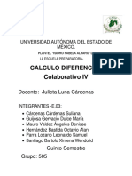 Colaborativo IV Calculo Diferencial