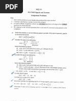 Signal System Assignment