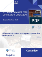 1.1 Nte Inen Iso 450012018 Contexto y Liderazgo