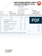 Pranav Result Bba 5th Sem