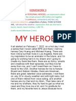 Homework 3 Your Personal Hero