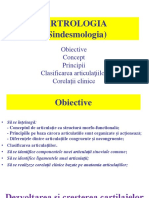 Curs 3-Articulatiile - Gen - Art - Fibroase, Cartilaginoase, Sinoviale