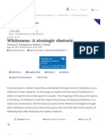 Whiteness - A Strategic Rhetoric - Quarterly Journal of Speech - Vol 81, No 3