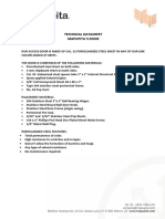 Technical Datasheet Mapupita S Door