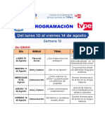 SEMANA 19 Programa de La Semana Primaria