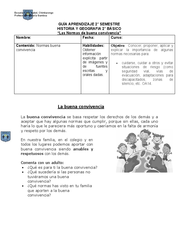 Normas de Buena Convivencia y Seguridad | PDF | Peatonal | Calle