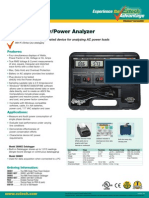 Appliance Tester/Power Analyzer: Compact, Battery Operated Device For Analyzing AC Power Loads