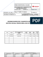 Reporte de Inspección y Diagnostico de Motor Serial WZ6149739003