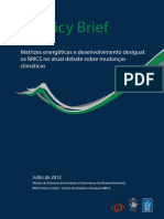 Matrizes Energéticas BRICS Debate Mudanças Climáticas