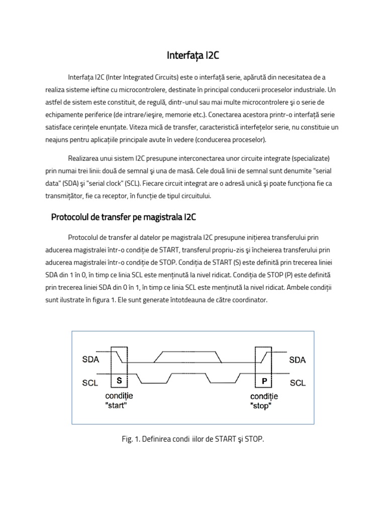 1.interfata I2C+RS232+USB | PDF
