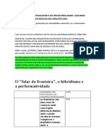 Fichamento. Analítica Da Colonialidade e Da Decolonialidade