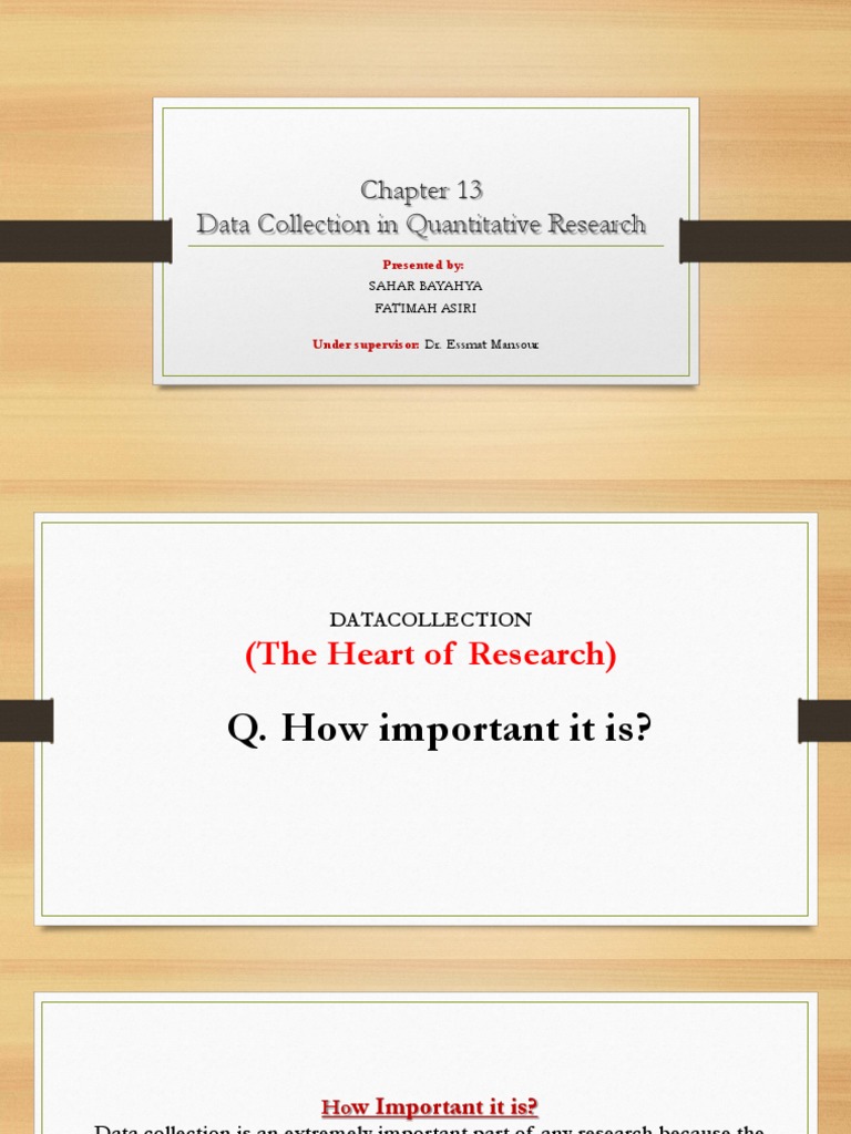 Chapter 13 Data Collect 2 | PDF | Self Report Study | Questionnaire