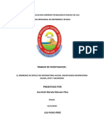 El Síndrome de Dificultad Respiratoria Aguda