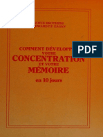 Comment Développer Votre Concentration Et Votre Mémoire en 10 Jours (Joyce Brothers, Edward P. F. Eagan Etc.)