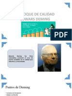 Enfoque de Calidad Edwars Deming