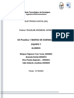 U3 Practica 1 Mapas de Karnaugh REPORTE EQUIPO 7