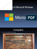 Computers & Microsoft Windows History
